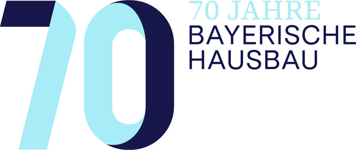 Logo: 70 Jahre Bayerische Hausbau