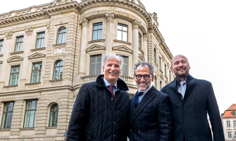 Dr. Hermann Brandstetter, Radha Arora, Dr. Jürgen Büllesbach